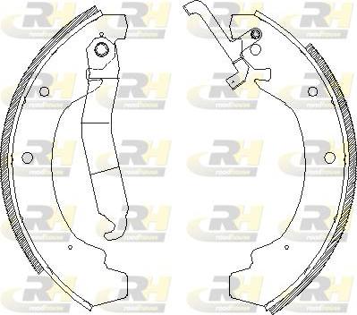 Roadhouse 4120.00 - Тормозные башмаки, барабанные autospares.lv