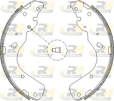 Roadhouse 4175.00 - Тормозные башмаки, барабанные autospares.lv