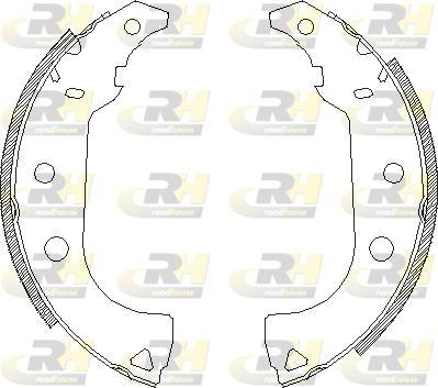 Roadhouse 4176.00 - Тормозные башмаки, барабанные autospares.lv