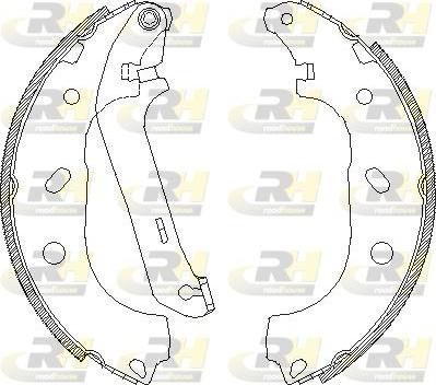 Roadhouse 4170.00 - Тормозные башмаки, барабанные autospares.lv