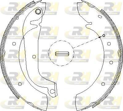 Roadhouse 4178.00 - Тормозные башмаки, барабанные autospares.lv