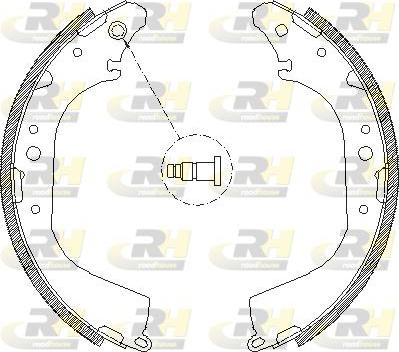 Roadhouse 4172.00 - Тормозные башмаки, барабанные autospares.lv