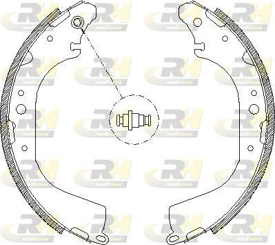 Roadhouse 4172.01 - Тормозные башмаки, барабанные autospares.lv