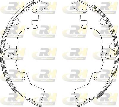 Roadhouse 4340.00 - Тормозные башмаки, барабанные autospares.lv