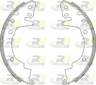 Roadhouse 4369.00 - Тормозные башмаки, барабанные autospares.lv