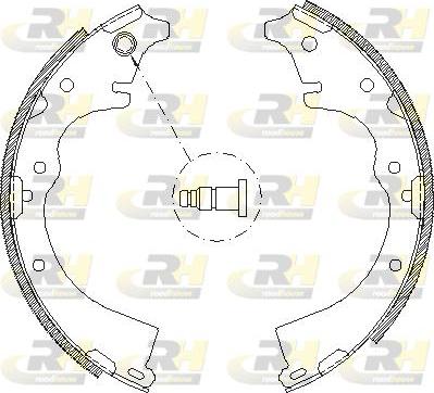 Roadhouse 4360.01 - Тормозные башмаки, барабанные autospares.lv