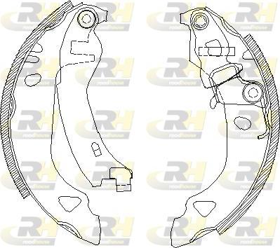 Roadhouse 4302.00 - Тормозные башмаки, барабанные autospares.lv