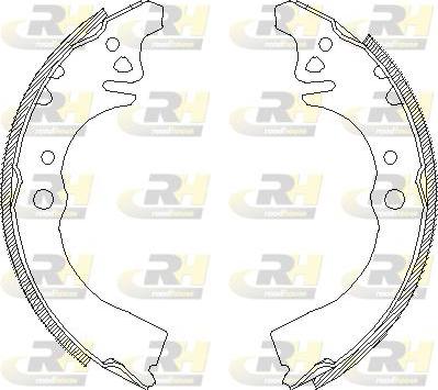 Roadhouse 4389.00 - Тормозные башмаки, барабанные autospares.lv