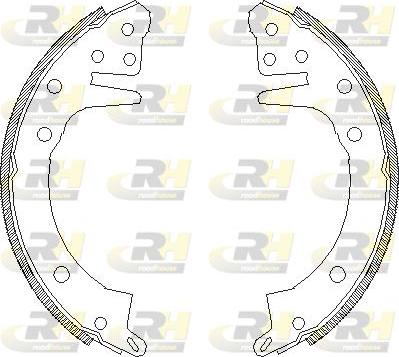 Roadhouse 4326.00 - Тормозные башмаки, барабанные autospares.lv