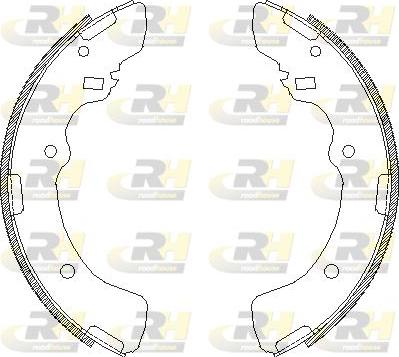 Roadhouse 4379.00 - Тормозные башмаки, барабанные autospares.lv