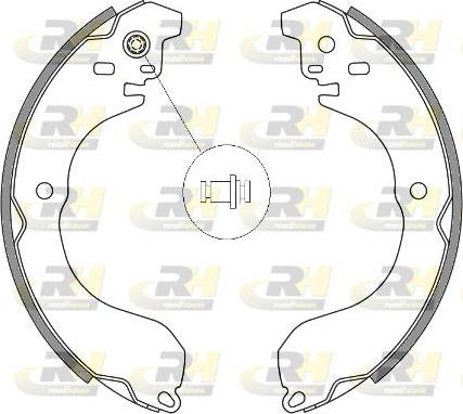 Roadhouse 4265.00 - Тормозные башмаки, барабанные autospares.lv