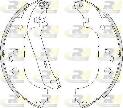 Roadhouse 4206.01 - Тормозные башмаки, барабанные autospares.lv