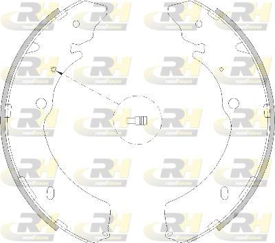 Roadhouse 4216.00 - Тормозные башмаки, барабанные autospares.lv