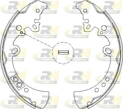 Roadhouse 4218.00 - Тормозные башмаки, барабанные autospares.lv