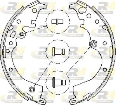 Roadhouse 4239.00 - Тормозные башмаки, барабанные autospares.lv