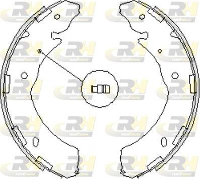 Roadhouse 4236.00 - Тормозные башмаки, барабанные autospares.lv