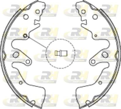 Roadhouse 4228.00 - Тормозные башмаки, барабанные autospares.lv