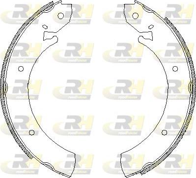 Roadhouse 4701.00 - Тормозные башмаки, барабанные autospares.lv