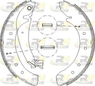 Roadhouse 4719.00 - Тормозные башмаки, барабанные autospares.lv