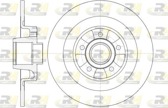 Roadhouse 6999.00 - Тормозной диск autospares.lv