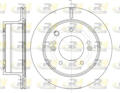 Roadhouse 6993.10 - Тормозной диск autospares.lv