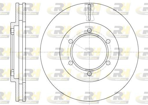 Roadhouse 6949.10 - Тормозной диск autospares.lv