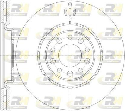 Roadhouse 6965.10 - Тормозной диск autospares.lv