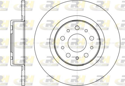 Roadhouse 6968.00 - Тормозной диск autospares.lv