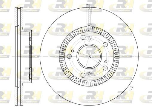 Roadhouse 6962.10 - Тормозной диск autospares.lv