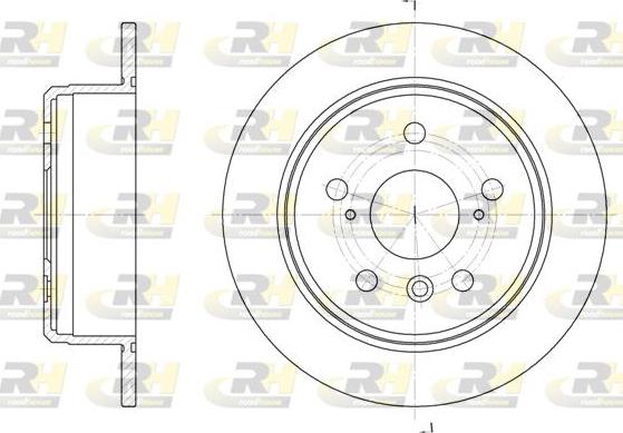 Roadhouse 6904.00 - Тормозной диск autospares.lv