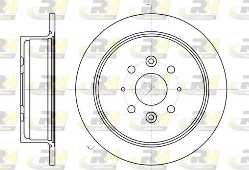 Roadhouse 6905.00 - Тормозной диск autospares.lv