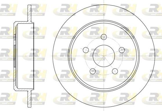 Roadhouse 6901.00 - Тормозной диск autospares.lv