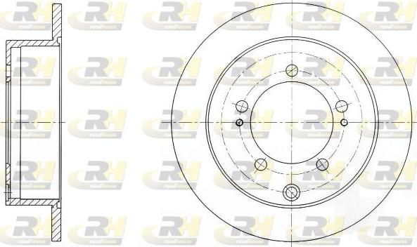 Roadhouse 6903.00 - Тормозной диск autospares.lv