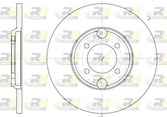 Roadhouse 6919.00 - Тормозной диск autospares.lv