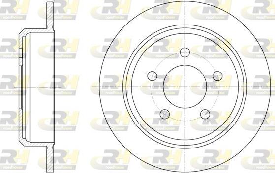 Roadhouse 6913.00 - Тормозной диск autospares.lv