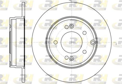 Roadhouse 6989.00 - Тормозной диск autospares.lv