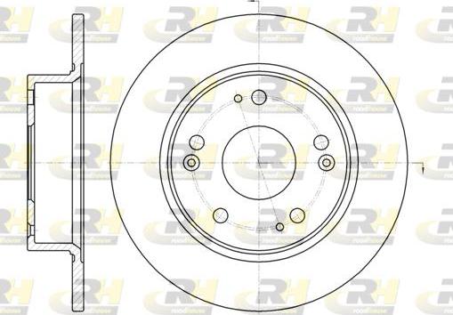 Roadhouse 6984.00 - Тормозной диск autospares.lv