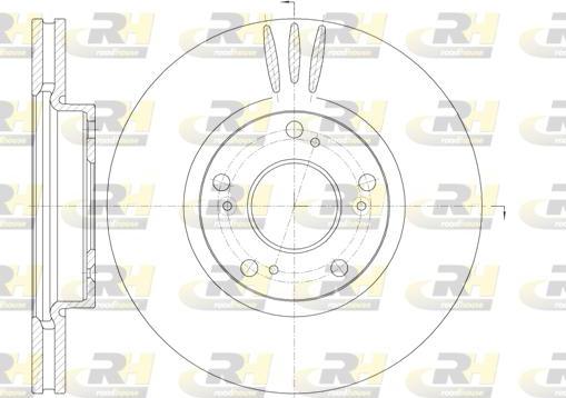 Roadhouse 6985.10 - Тормозной диск autospares.lv