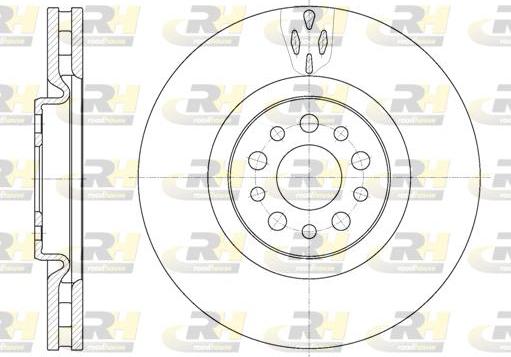 Roadhouse 6980.10 - Тормозной диск autospares.lv