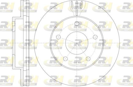 Roadhouse 6931.10 - Тормозной диск autospares.lv