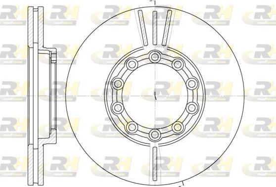 Roadhouse 6933.10 - Тормозной диск autospares.lv