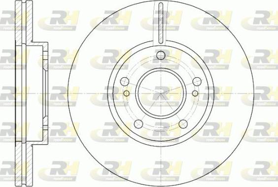 Roadhouse 6937.10 - Тормозной диск autospares.lv