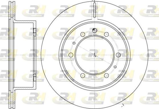 Roadhouse 6926.10 - Тормозной диск autospares.lv