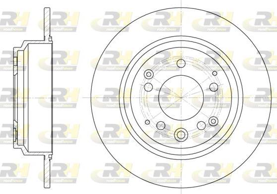 Roadhouse 6922.00 - Тормозной диск autospares.lv