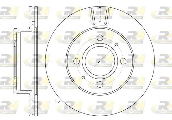 Roadhouse 6927.10 - Тормозной диск autospares.lv