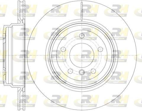 Roadhouse 6976.10 - Тормозной диск autospares.lv