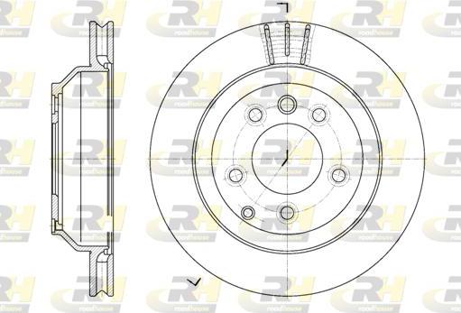 Roadhouse 6971.10 - Тормозной диск autospares.lv