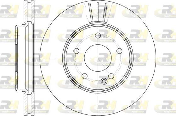 Roadhouse 6495.10 - Тормозной диск autospares.lv