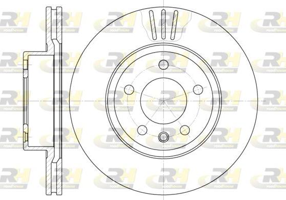 Roadhouse 6490.10 - Тормозной диск autospares.lv