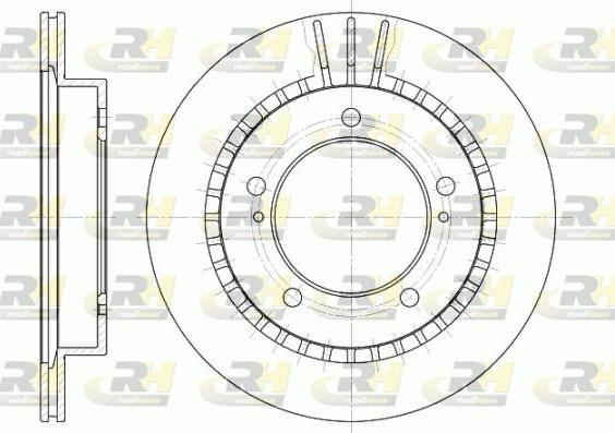 Roadhouse 6492.10 - Тормозной диск autospares.lv